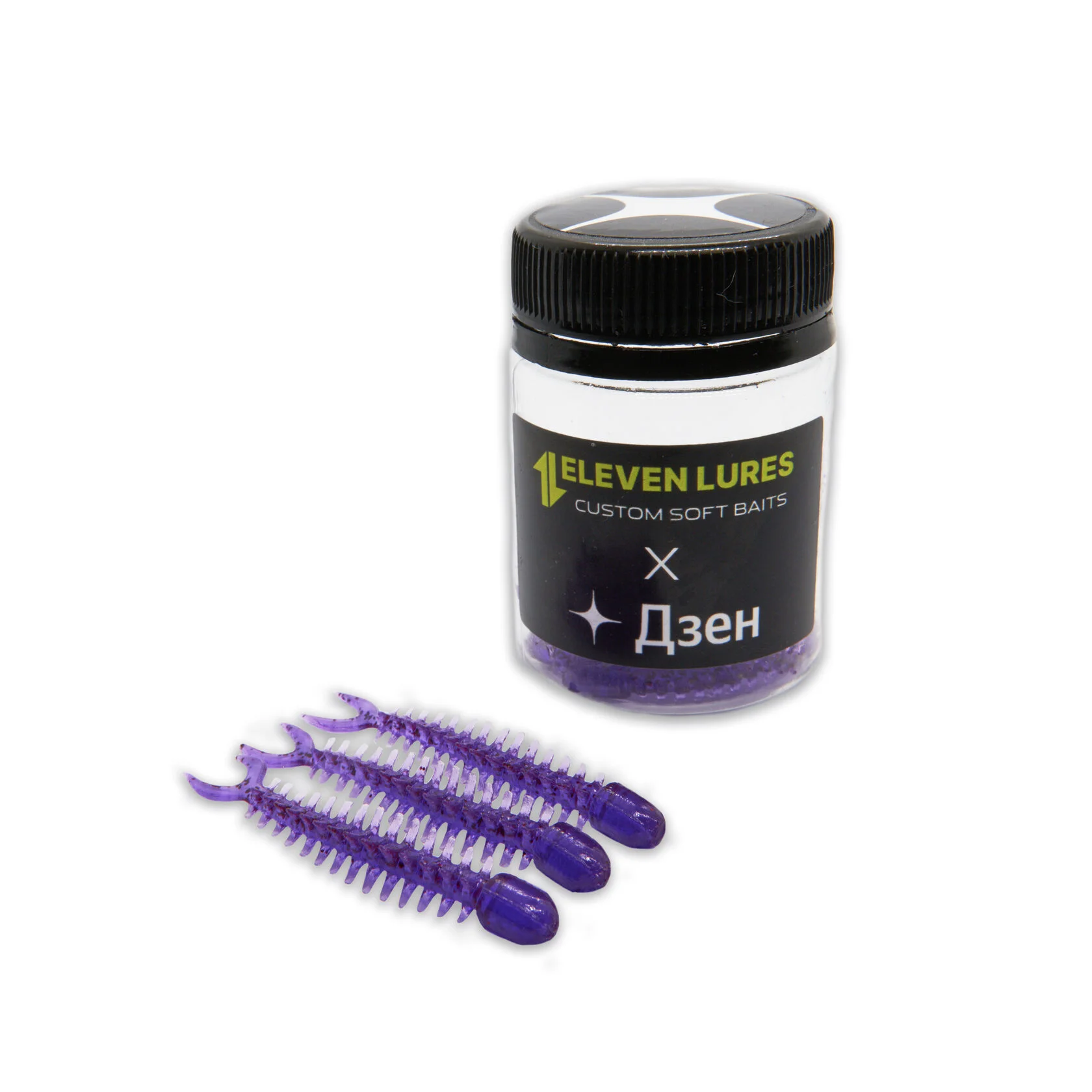 Силиконовая приманка Eleven Lures Dzen 2,2in55мм - Amethyst