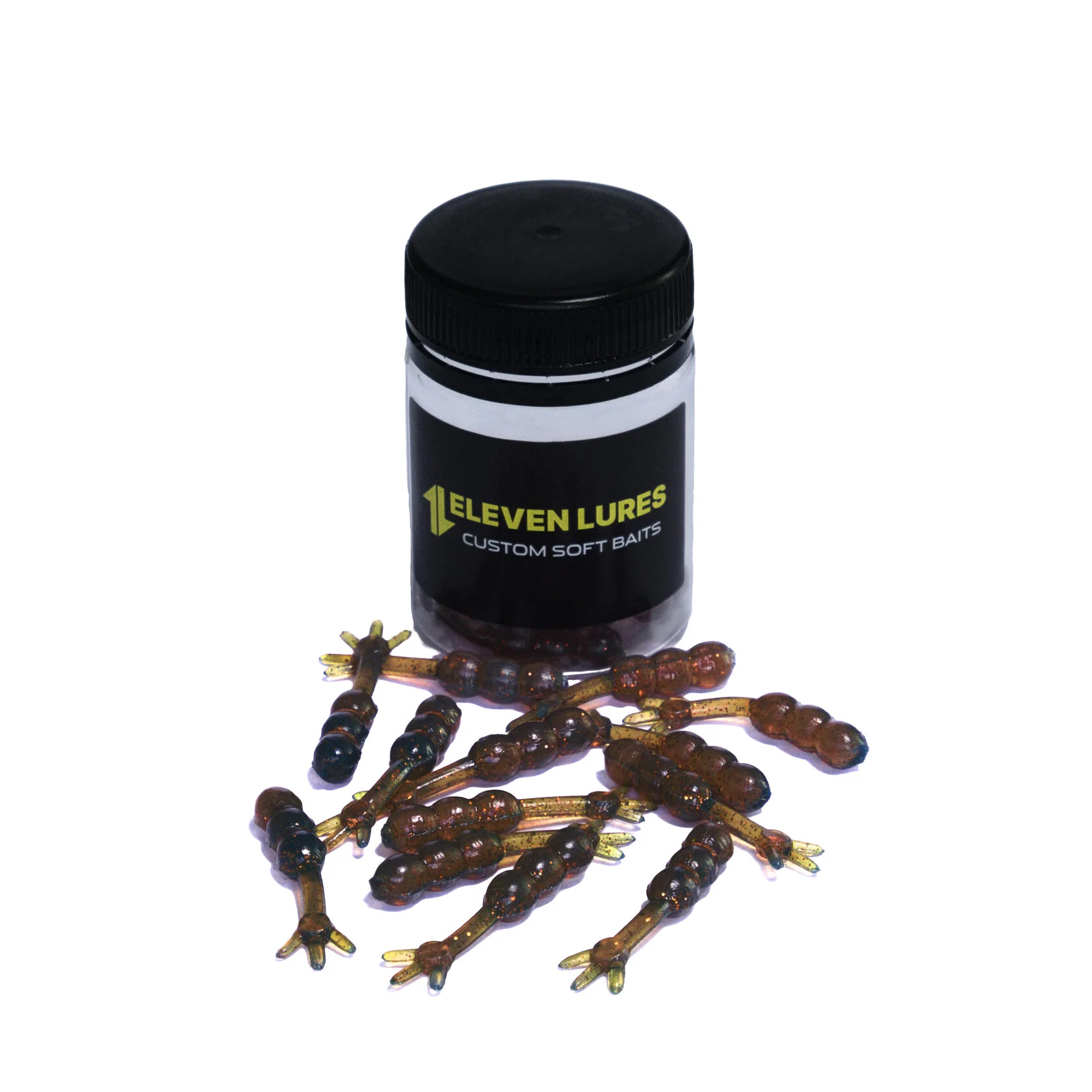 Силиконовая приманка Eleven Lures Chikki 1,5 1,5in38мм - Motor Oil