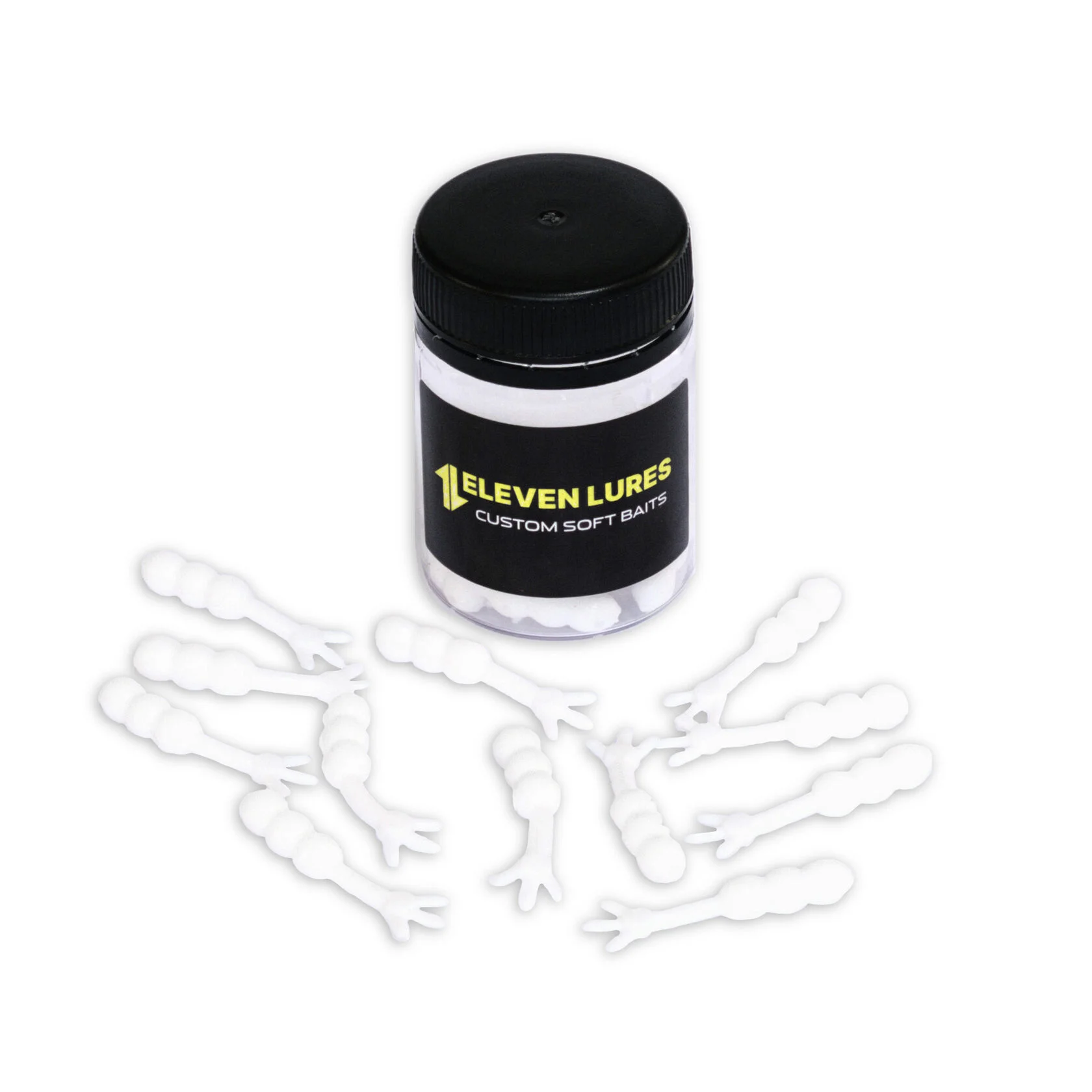 Силиконовая приманка Eleven Lures Chikki 1,5 1,5in38мм - Milky White