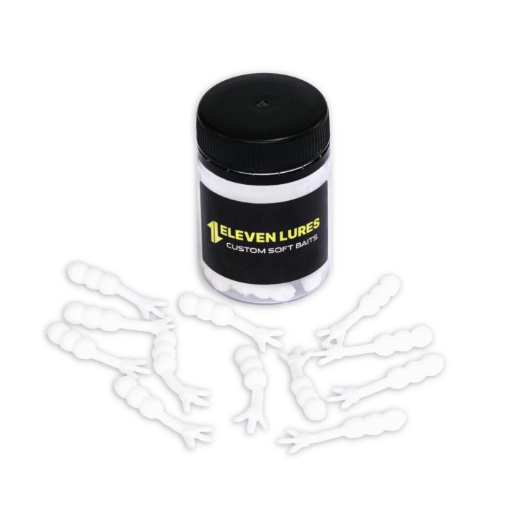 Силиконовая приманка Eleven Lures Chikki 1,5 1,5in38мм - Milky White