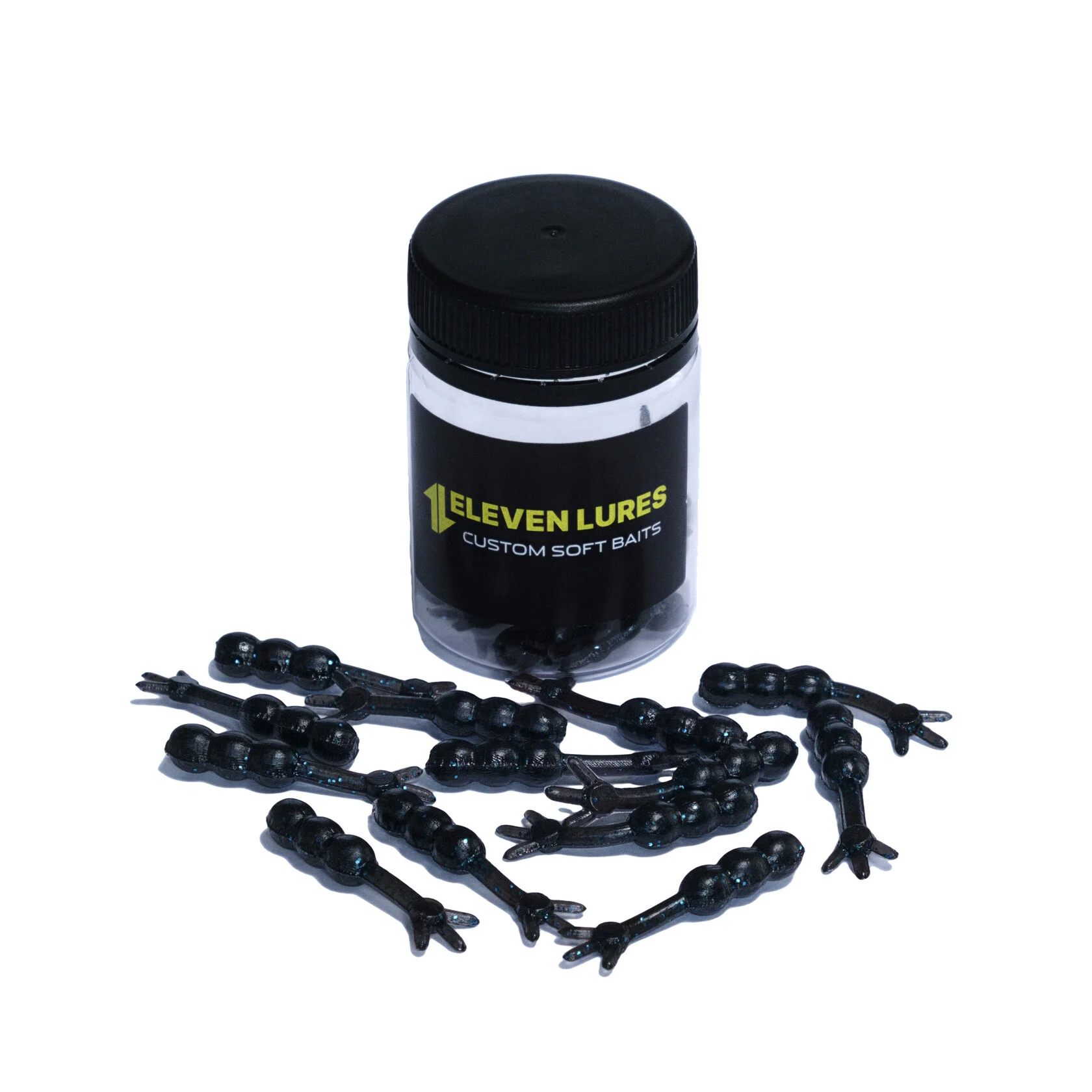 Силиконовая приманка Eleven Lures Chikki 1,5 1,5in38мм - Electric Black