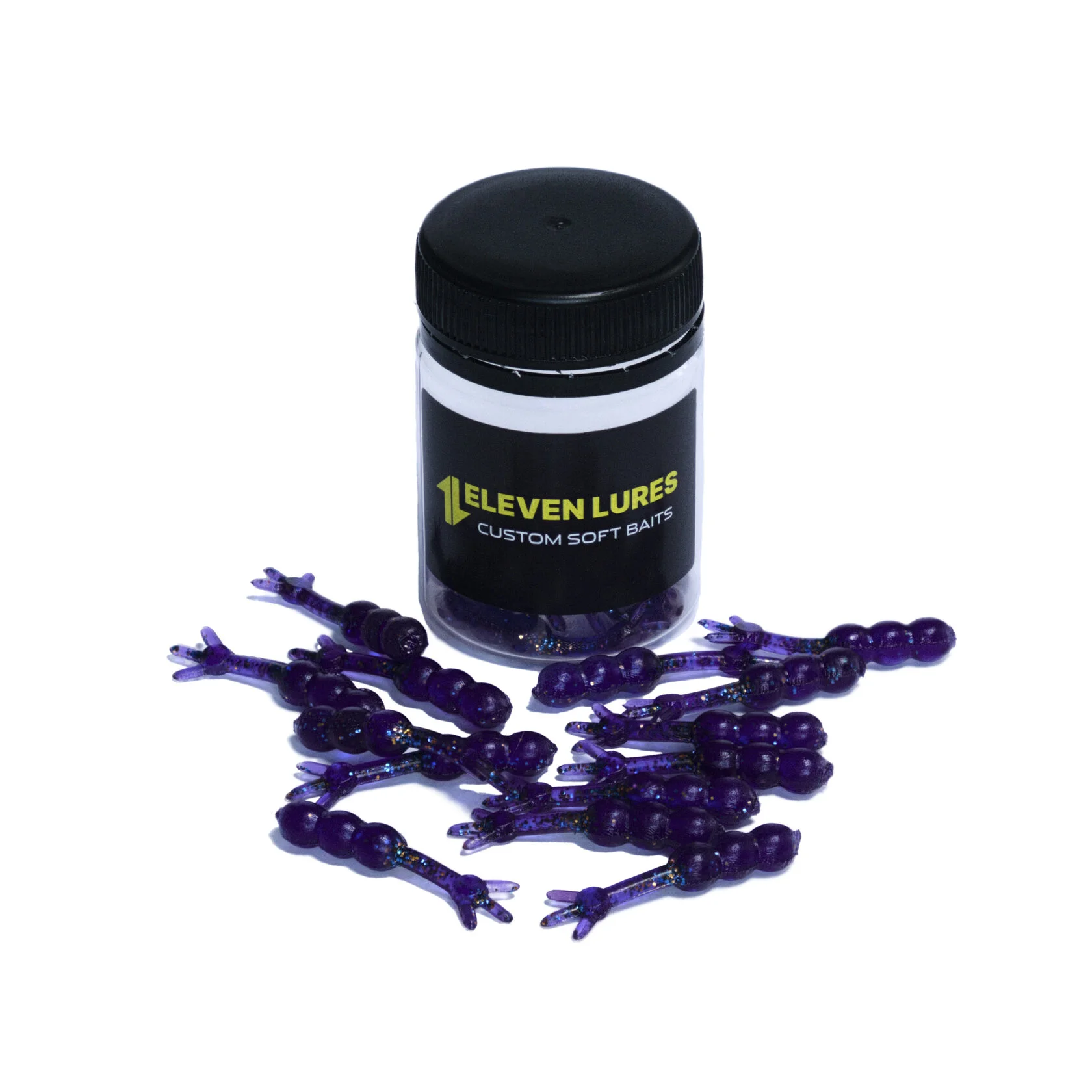 Силиконовая приманка Eleven Lures Chikki 1,5 1,5in38мм - Deep Purple