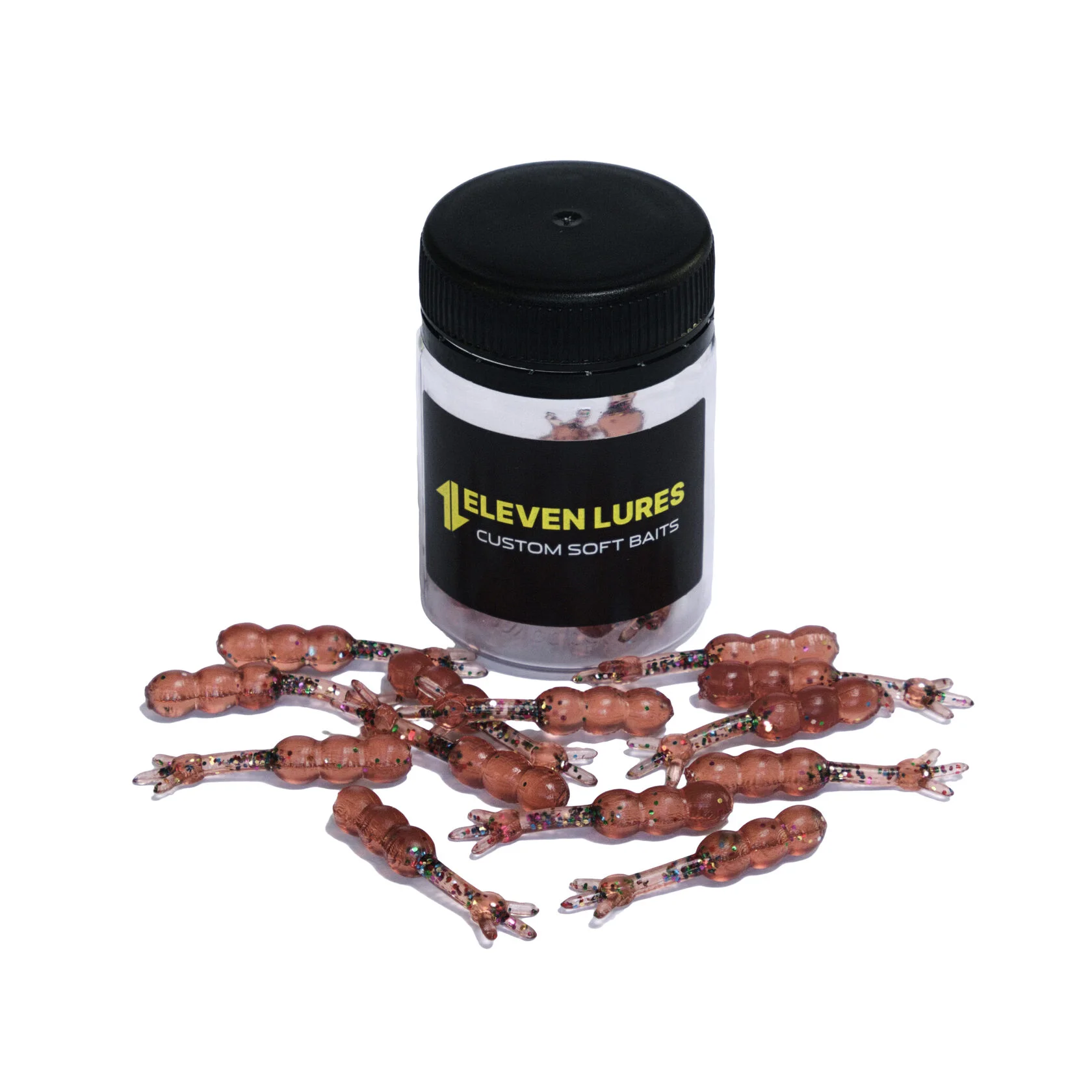 Силиконовая приманка Eleven Lures Chikki 1,5 1,5in38мм - Bronze Pumpkin