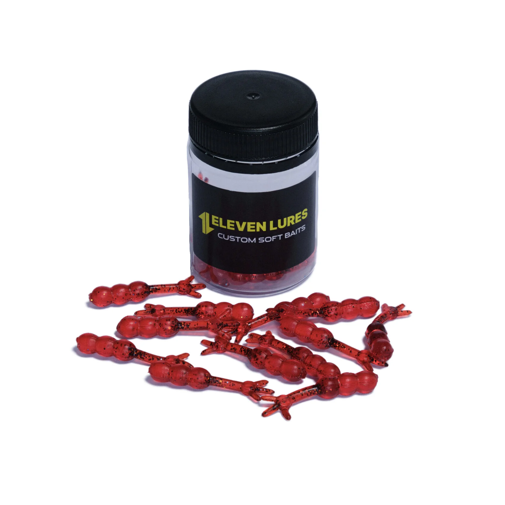 Силиконовая приманка Eleven Lures Chikki 1,5 1,5in38мм - Blood Red