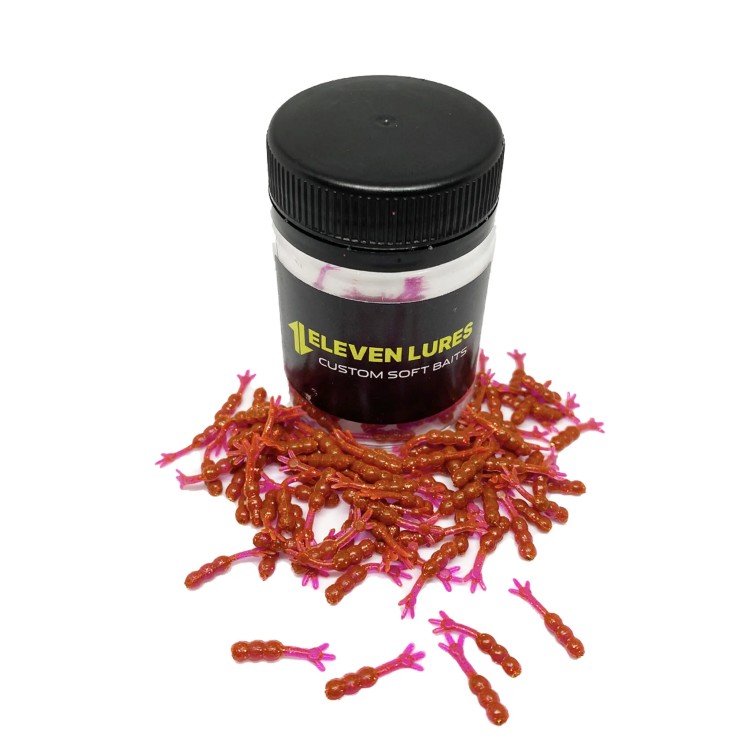 Силиконовая приманка Eleven Lures Chikki 0,6 0,6in17мм - LOX