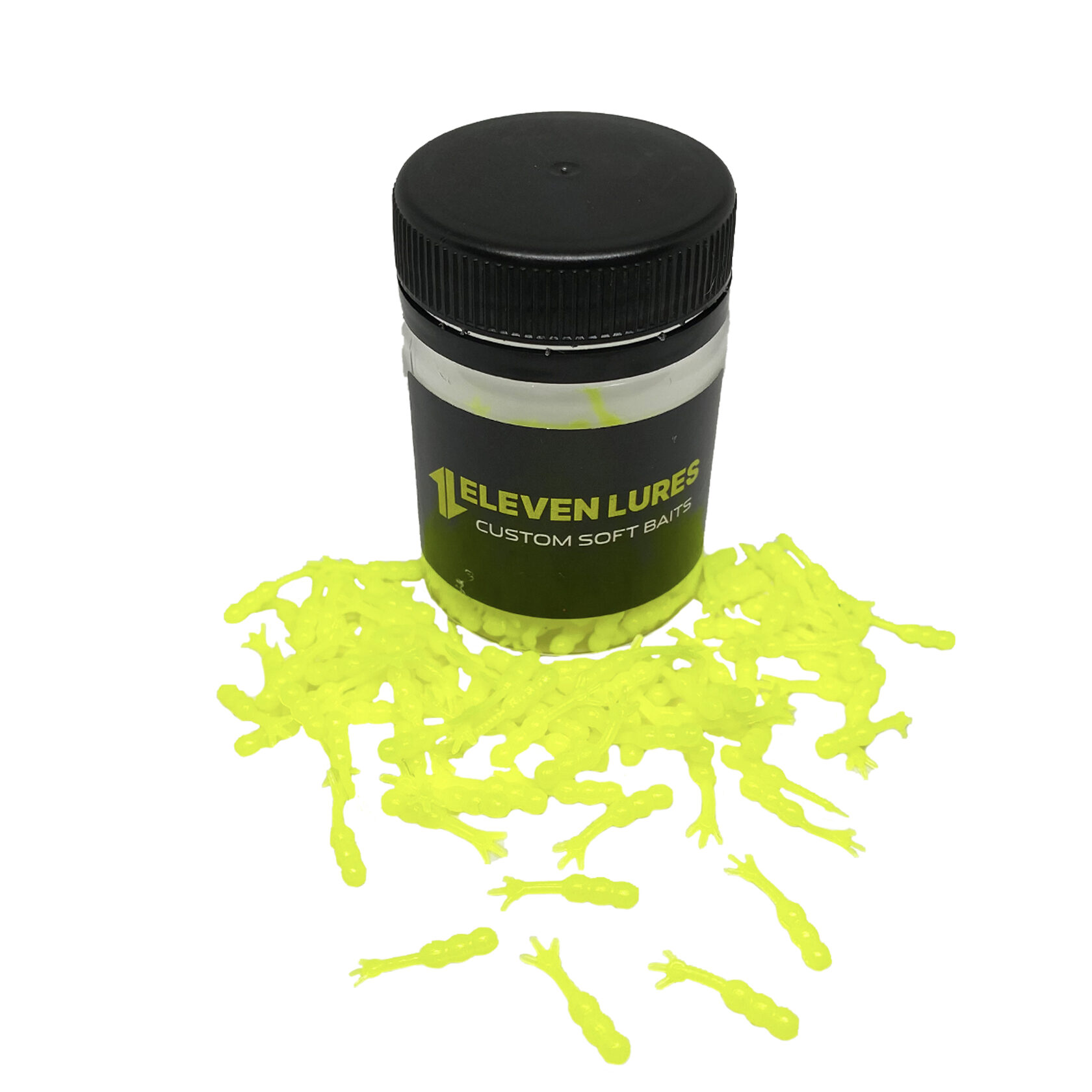 Силиконовая приманка Eleven Lures Chikki 0,6 0,6in17мм - Fluo Lemon