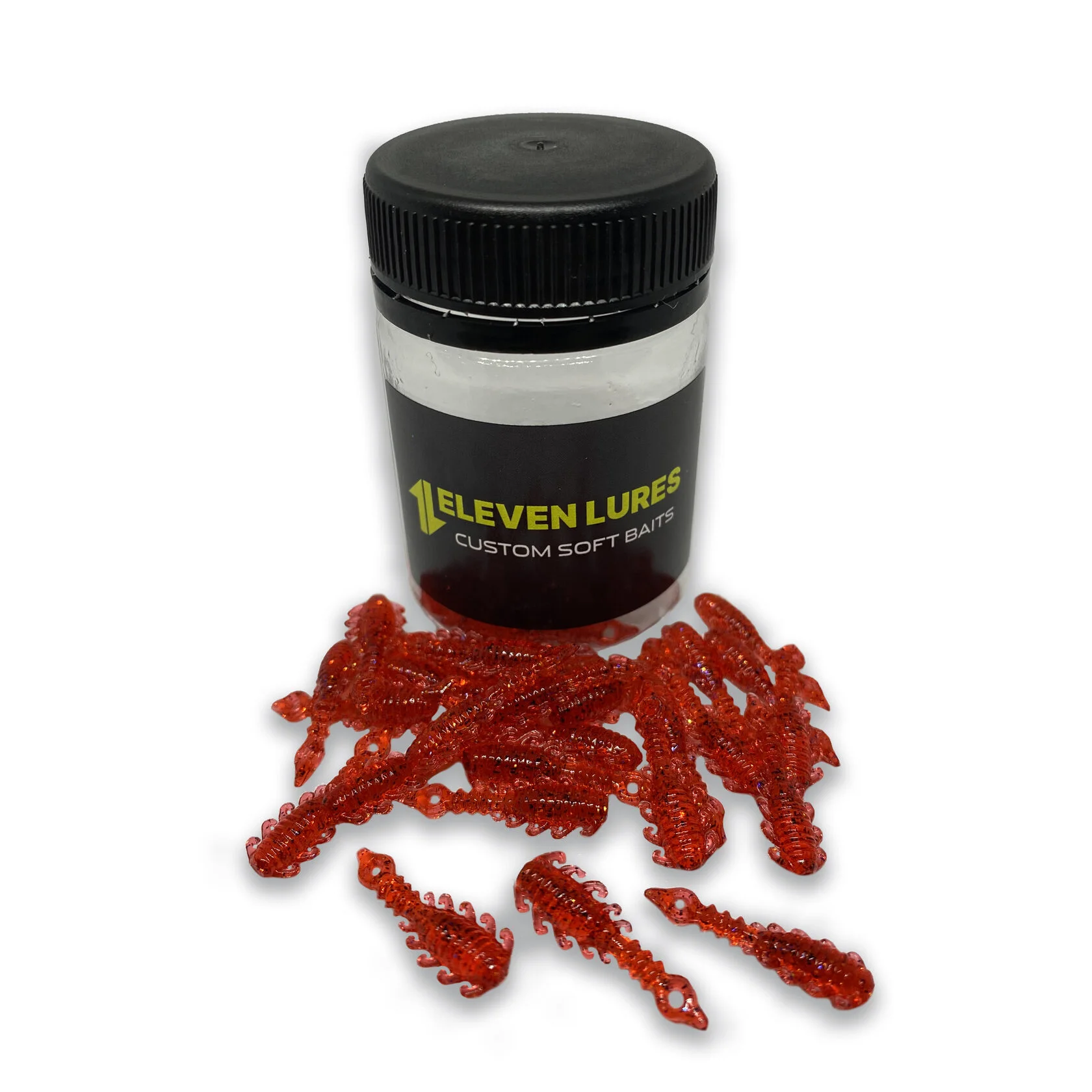 Силиконовая приманка Eleven Lures Atata 1in25мм - Ruby Red