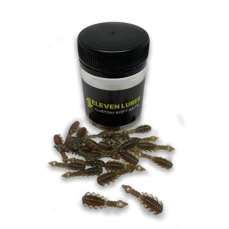 Силиконовая приманка Eleven Lures Atata 1in25мм - Motor Oil