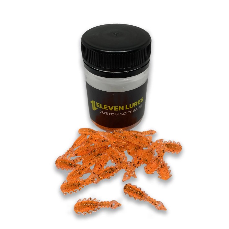 Силиконовая приманка Eleven Lures Atata 1in25мм - Carrot Orange