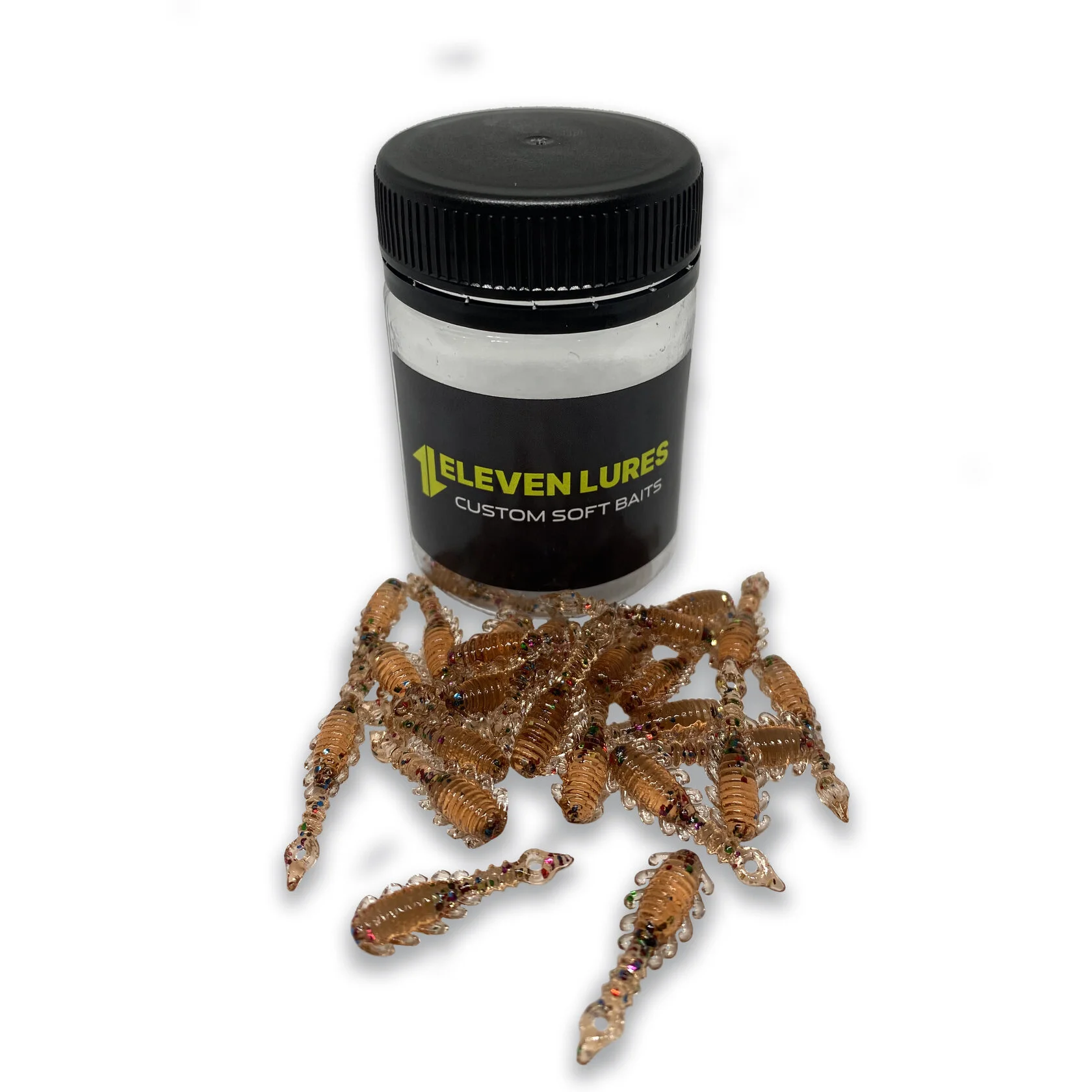 Силиконовая приманка Eleven Lures Atata 1in25мм - Bronze Pumpkin