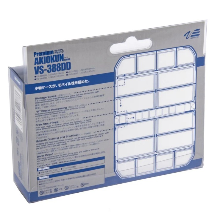 Коробка Meiho Versus VS-388 122*87*34 - прозрачно-черный