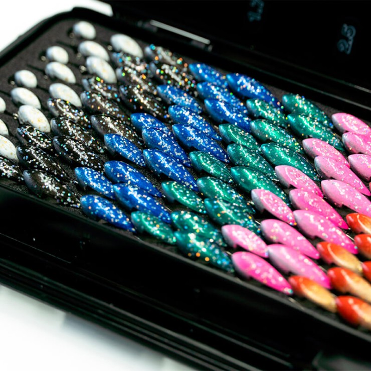 Джиг-головка Thirty34Four Glitter Head # - 2,5гр - 2шт - Black