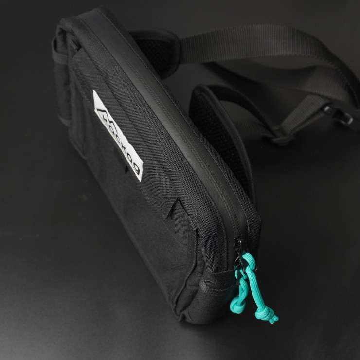 Сумка Kaskad поясная с откидной панелью 6020 (черный) арт: BAG-6020PO-BK