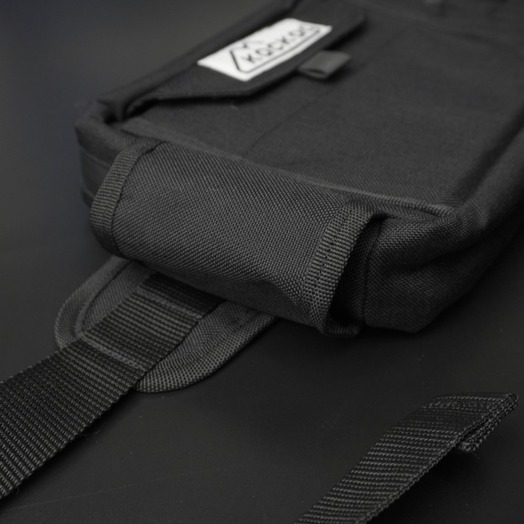 Сумка Kaskad поясная с откидной панелью 6020 (черный) арт: BAG-6020PO-BK