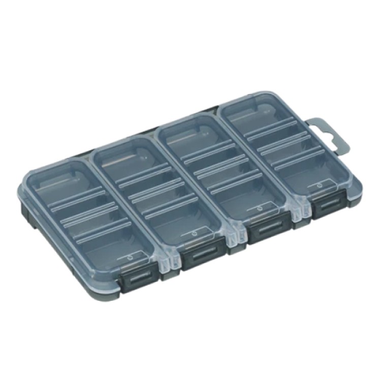 Коробка Meiho Quatro Case J 175*105*18 - прозрачный / черный