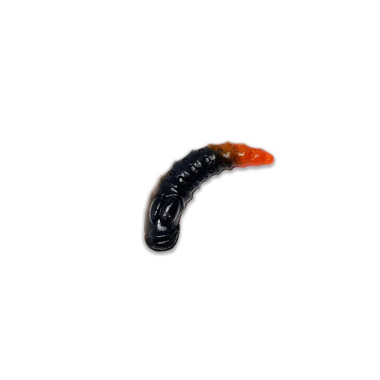 Силиконовая приманка Eleven Lures Leench 1,5in38мм - Black Orange