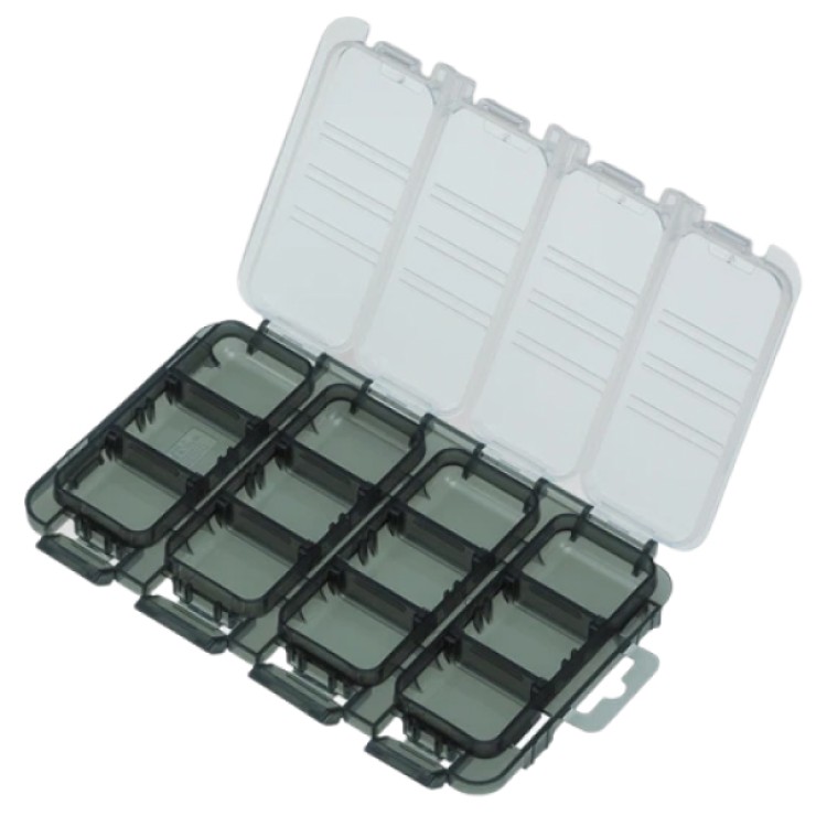 Коробка Meiho Quatro Case J 175*105*18 - прозрачный / черный