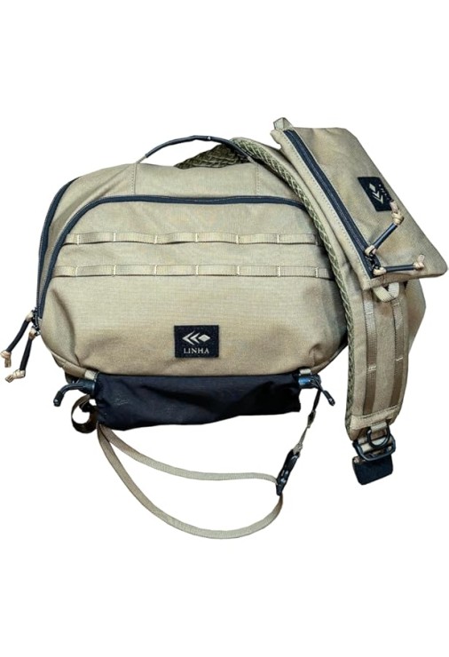 Сумка Linha One Shoulder Bag Raptor (коричневый) арт: LNH-BAGRAP-BR