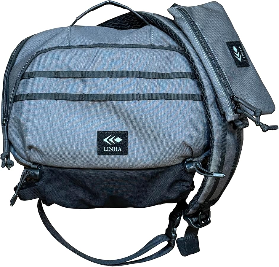 Сумка Linha One Shoulder Bag Raptor (серый) арт: LNH-BAGRAP-GR