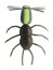 Силиконовая приманка Imakatsu Fujin Super Spider 1,5in25мм - #S-138 HV Dark Green Pumpkin Pepper