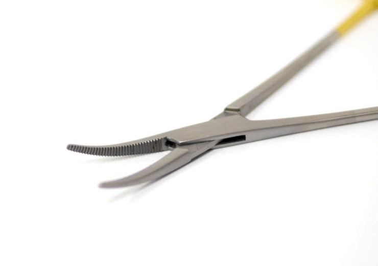 Щипцы Mukai Fishing Gently Release Fish Forcep 13см - желтый