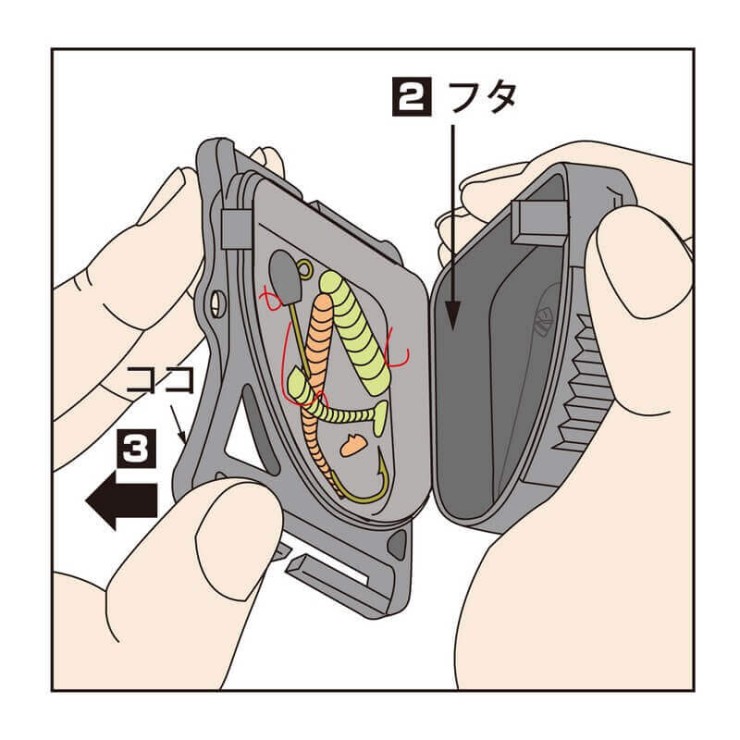 Коробка Daiichiseiko Junk Pocket 65 75*70*25 - черный