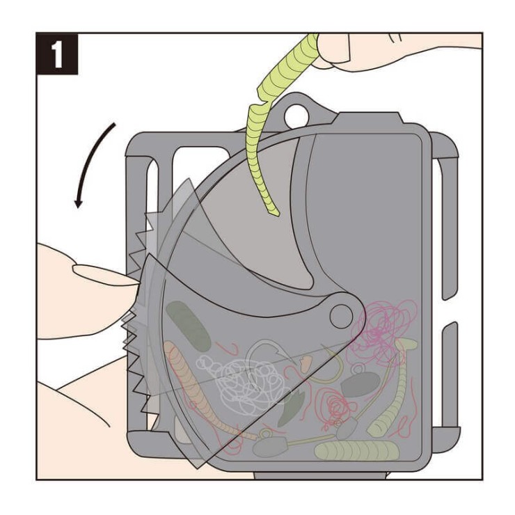 Коробка Daiichiseiko Junk Pocket 65 75*70*25 - черный