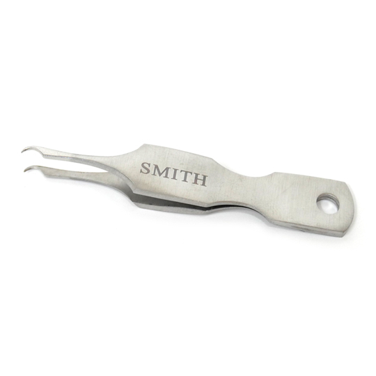 Пинцет для заводных колец Smith Micro Tweezers 58мм - серебристый