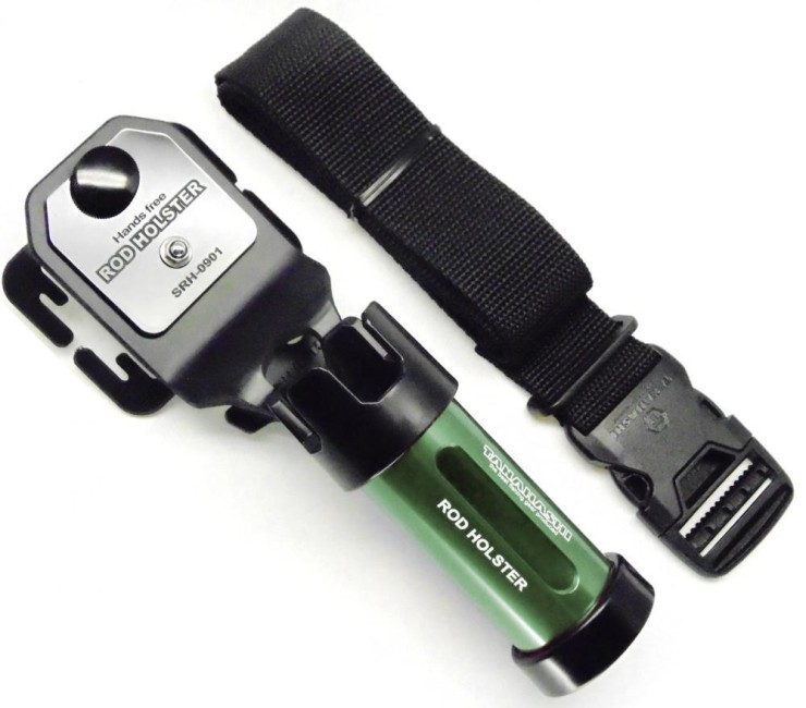 Поясной держатель для спиннинга Tanahashi Rod Holster зеленый