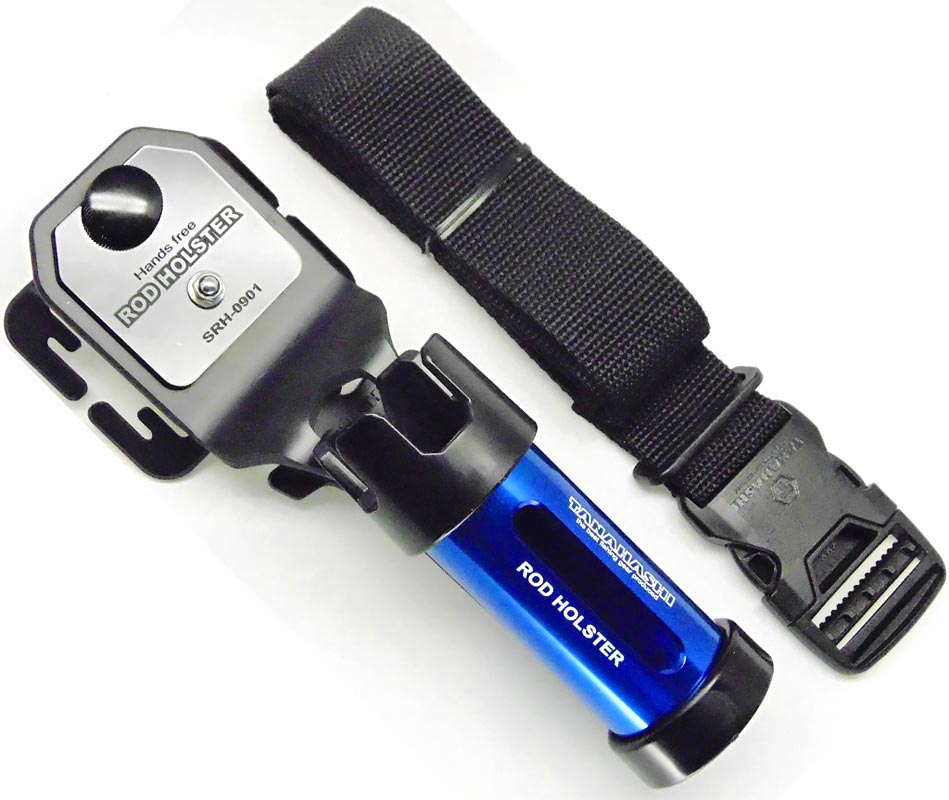 Поясной держатель для спиннинга Tanahashi Rod Holster синий