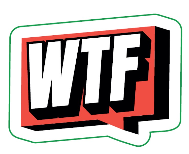 Наклейка WTFish Logo (красный) арт: WTF-LOGO-RD