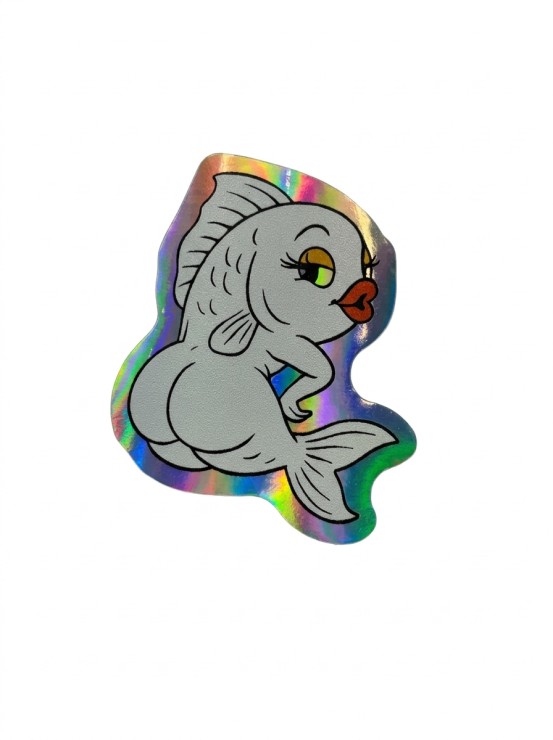 Наклейка WTFish Booty fish (голограмма) арт: WTF-BOOTF