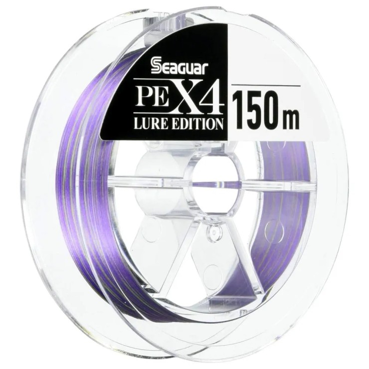 Плетеный шнур Seaguar Kureha PE X4 Lure Edition #0,2 - 0,074мм - 150м - фиолетовый