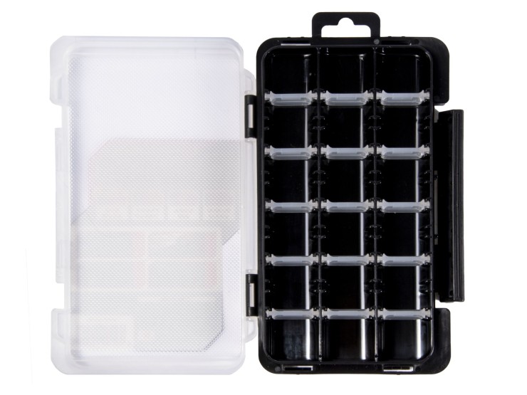 Коробка Meiho Light Game Case J 175*105*22 - прозрачный / черный