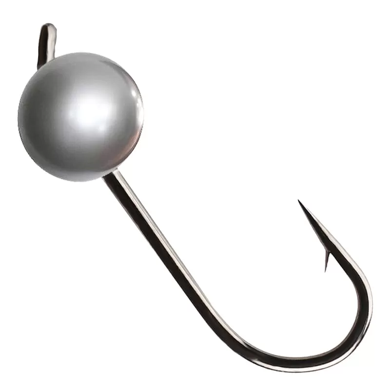 Джиг-головка CF Вольфрамовая # - 0,85гр - 4шт - серебро